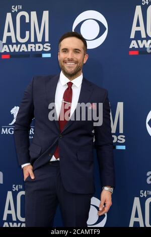 LAS VEGAS - APR 7:  Tyler Rich at the 54th Academy of Country Music Awards at the MGM Grand Garden Arena on April 7, 2019 in Las Vegas, NV Stock Photo