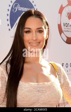 LOS ANGELES - JUL 24:  Nikki Bella at the 9th Annual Variety Charity Poker & Casino Night at the Paramount Studios on July 24, 2019 in Los Angeles, CA Stock Photo