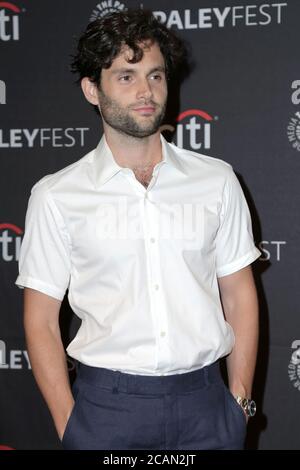 LOS ANGELES - SEP 10:  Penn Badgley at the 2018 PaleyFest Fall TV Previews - 'You' at the Paley Center for Media on September 10, 2018 in Beverly Hills, CA Stock Photo