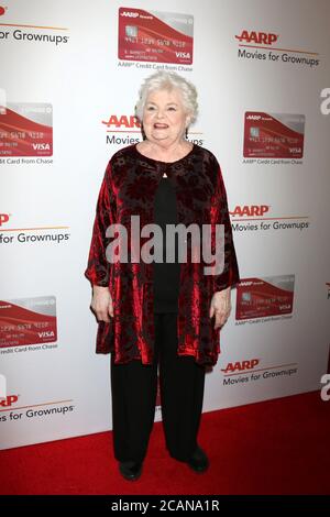 LOS ANGELES - JAN 8:  June Squibb at the AARP's 17th Annual Movies For Grownups Awards at Beverly Wilshire Hotel on January 8, 2018 in Beverly Hills, CA Stock Photo