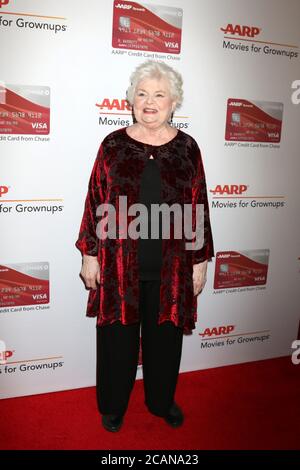 LOS ANGELES - JAN 8:  June Squibb at the AARP's 17th Annual Movies For Grownups Awards at Beverly Wilshire Hotel on January 8, 2018 in Beverly Hills, CA Stock Photo