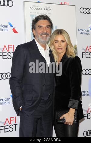 (L-R) Chuck Lorre and Arielle Mandelson at the AFI FEST 2018 - "The