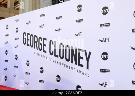 LOS ANGELES - JUN 7:  Atmosphere at the American Film Institute Lifetime Achievement Award to George Clooney at the Dolby Theater on June 7, 2018 in Los Angeles, CA Stock Photo