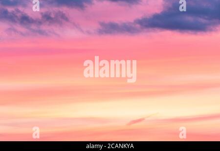Amazing evening sky as background Stock Photo