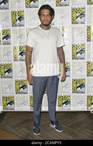 SAN DIEGO - July 21:  Richard Cabral at the Comic-Con 2018, Sunday Press Line at the Comic-Con International on July 21, 2018 in San Diego, CA Stock Photo