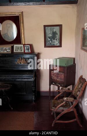 Internal view of Hacienda Tiliviche, former settler home and museum
