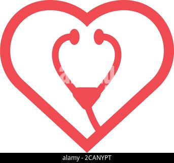 Heart icon design template vector isolated Stock Vector