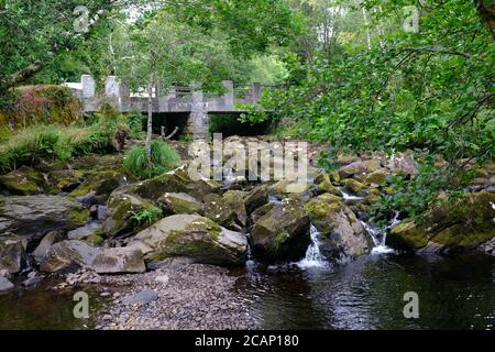 Walking the Kerry Way in 2019 in count Kerry in the south of Ireland looping around the Iveragh Peninsula Glenbeigh to Glencare Stock Photo