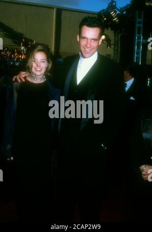 Universal City, California, USA 10th March 1996 Actor David James Elliott and wife Nanci Chambers attend the 22nd Annual People's Choice Awards on March 10, 1996 at Universal Studios in Universal City, California, USA. Photo by Barry King/Alamy Stock Photo Stock Photo