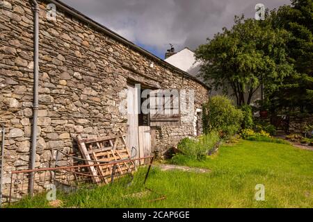 Farmhouse at Watendlath in the Lake District, England Stock Photo