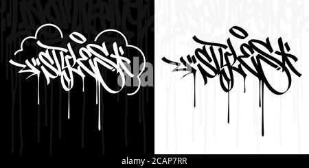 Los Angeles Hip Hop Urban Hand Written Graffiti Style Vector Illustration  Calligraphy Stock Vector Image & Art - Alamy