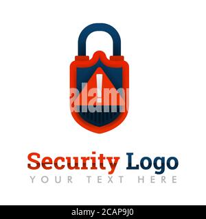 Security logo template for security key, hacking warning, data protection, database, internet, online, business communication, payment security. can b Stock Vector