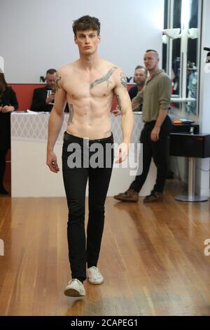 Myer Spring 16 Fashion Launch model casting at Myer Sydney City Stock