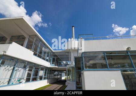 Dutch sanatorium 'Zonnestraal', hospital for tbc patients, modern historical architecture in the Netherlands Stock Photo