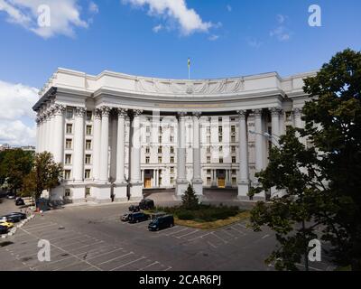 Ministry of Foreign Affairs of Ukraine. Aerial view. Stock Photo