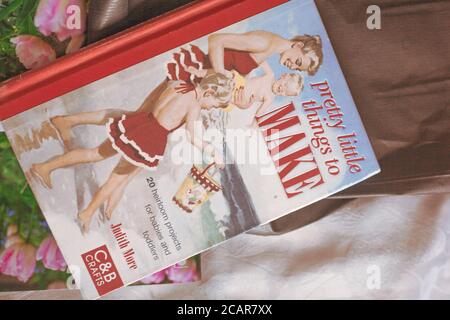 Vintage Retro Needlecraft Pretty Little Things To Make Book Stock Photo Alamy