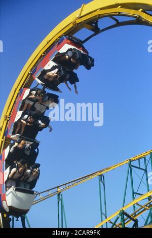 Looping Star roller coaster Butlins Ayr Wonderwest World holiday