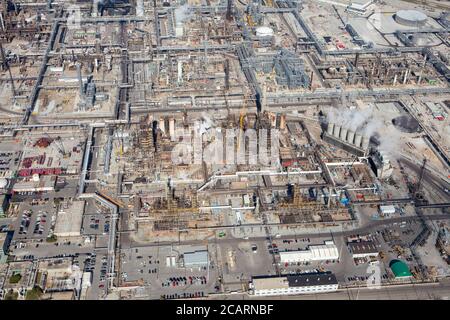 Aerial Photo of Oil Refinery in Whiting, Indiana, USA