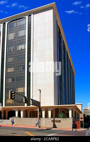 People outside the Pima County Superior Court building on Pennington ...