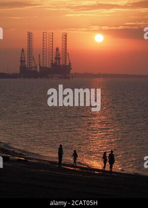 Borr drilling, Borr Ran jack up, in the Seagreen windfarm Stock Photo ...