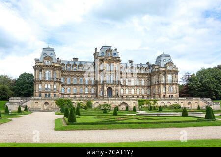 The Bowes Museum and gardens, Barnard Castle, County Durham, England, United Kingdom Stock Photo