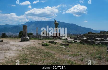 Pompeii Santuario di Apollo Stock Photo