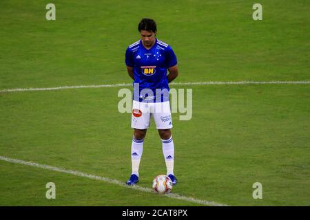 Belo Horizonte, Brazil. 08th Aug, 2020. 19 during Cruzeirootafogo SP, a match valid for the Brazilian ian Championship Series B, held at Mineirão Stadium, Belo Horizonte, MG. Credit: Dudu Macedo/FotoArena/Alamy Live News Stock Photo