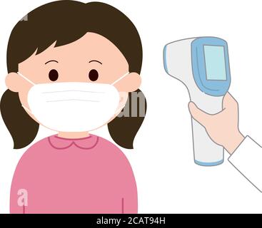 Thermo Gun Check Human Body Temperature Detection Virus Transmission Vector  Stock Vector by ©halimqd 386382074