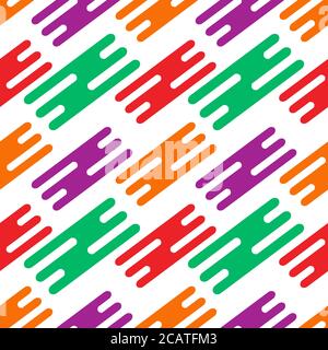 colorful abstract line seamless pattern vector illustration background Stock Vector