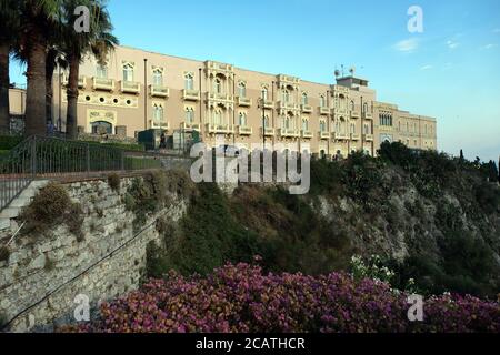 Taormina Excelsior Palace Stock Photo