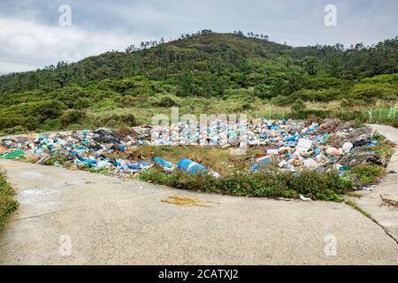 Trash problem in South Korea Stock Photo