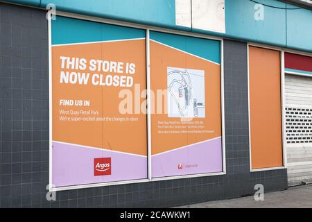 Argos store closed down shut for business Bargate Quarter High