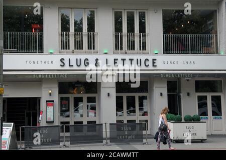 Slug and Lettuce bar, Above Bar Street, Southampton, England, UK, August 2020 Stock Photo