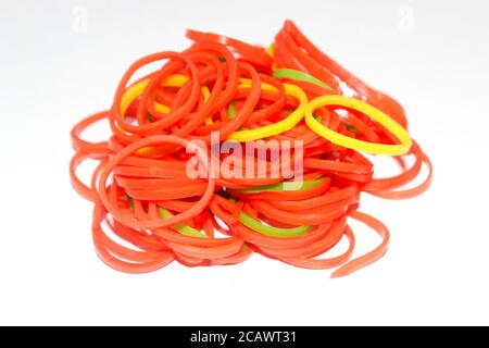 A picture of rubber bands Stock Photo