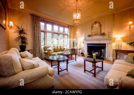 Amberley Castle Hotel Near Storrington, West Sussex, UK Stock Photo