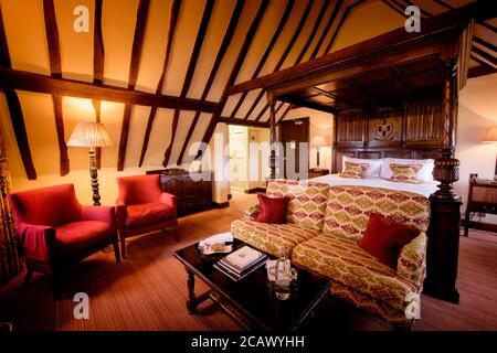 Amberley Castle Hotel Near Storrington, West Sussex, UK Stock Photo