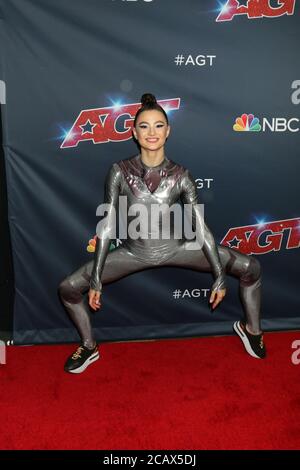 LOS ANGELES - AUG 20:  Marina Mazepa at the 'America's Got Talent' Season 14 Live Show Red Carpet at the Dolby Theater on August 20, 2019 in Los Angeles, CA Stock Photo