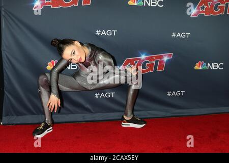 LOS ANGELES - AUG 20:  Marina Mazepa at the 'America's Got Talent' Season 14 Live Show Red Carpet at the Dolby Theater on August 20, 2019 in Los Angeles, CA Stock Photo