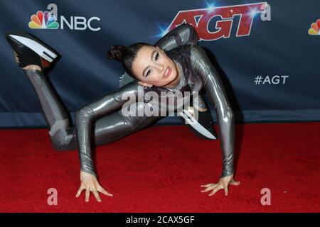 LOS ANGELES - AUG 20:  Marina Mazepa at the 'America's Got Talent' Season 14 Live Show Red Carpet at the Dolby Theater on August 20, 2019 in Los Angeles, CA Stock Photo