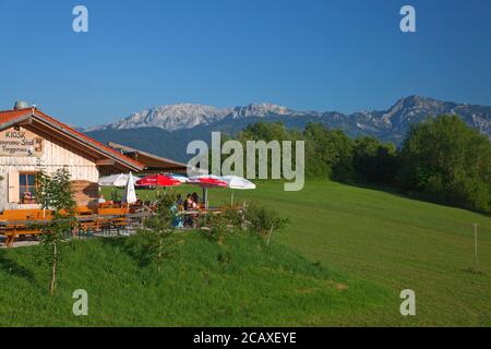 geography / travel, Germany, Bavaria, Rosshaupten, Panorama-Stadl outside of the Ammergau Alps, East A, Additional-Rights-Clearance-Info-Not-Available Stock Photo