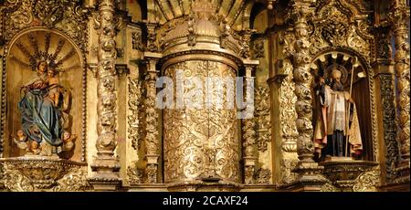 The Altar Oro in Church of San Jose, Casco Viejo, panama City, Panama Stock Photo