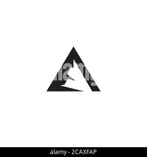 a simple Mountain logo / icon design Stock Vector
