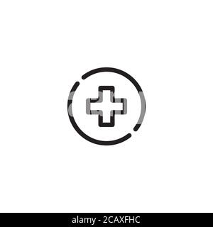 Medical Cross logo / icon design Stock Vector