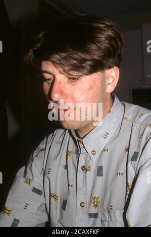 Will sergeant from Echo & the Bunnymen during an interview with WEA Records. London, May 28, 1987 | usage worldwide Stock Photo