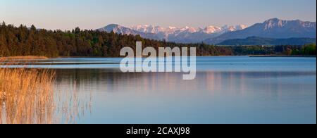 geography / travel, Germany, Bavaria, Iffeldorf, to the Osterseen, Iffeldorf, Upper Bavaria, Additional-Rights-Clearance-Info-Not-Available Stock Photo