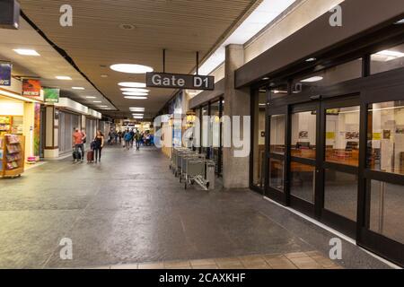 Concourse at Daniel K. Inouye International Airport Stock Photo