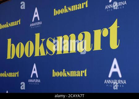 LOS ANGELES - MAY 13:  Atmosphere at the 'Booksmart' Premiere at The Theatre at Ace Hotel on May 13, 2019 in Los Angeles, CA Stock Photo