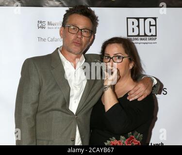 LOS ANGELES - SEP 26:  Connor Trinneer, Jillian Armenante at the 2019 Catalina Film Festival - Thursday - Dark Harbor World Premiere at the Queen Mary on September 26, 2019 in Long Beach, CA Stock Photo