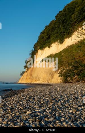 Chalk cliffs on the island of Rügen, Wissower Klinken, Germany, Europe Stock Photo