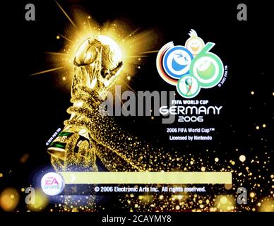FIFA World Cup Germany 2006 - Nintendo Gamecube Videogame - Editorial use only Stock Photo